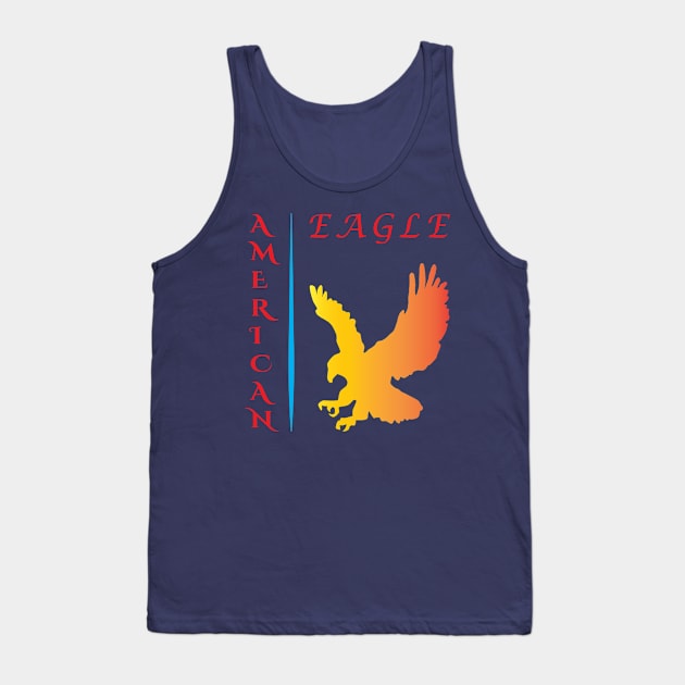 American Eagle Best Design Tank Top by Eagle Funny Cool Designs